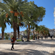 walking promenade strand